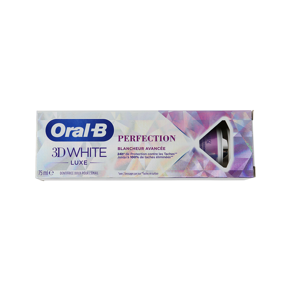 Afbeelding van Oral B Tandpasta 75 ml 3D White Luxe Perfection, 1 stuk.