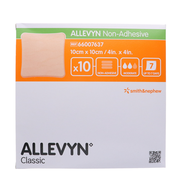 Allevyn Gentle Border Lite 10x10cm, 10st (66007637)