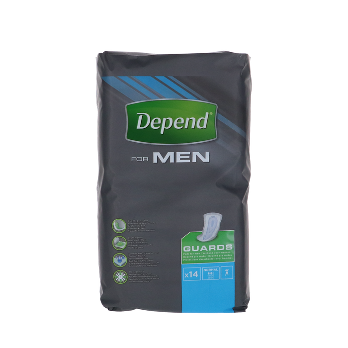 Inlegkruisjes voor mannen van Depend, 14 stuks in verpakking