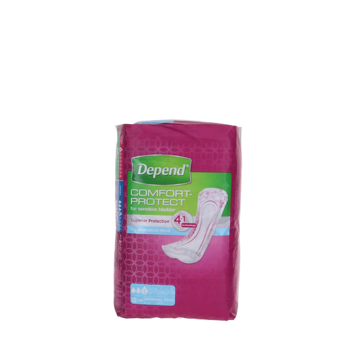 Depend Verband Normal Plus, 12st, voor lichte tot matige incontinentie, discrete pasvorm, huidvriendelijk, geurneutralisatie.