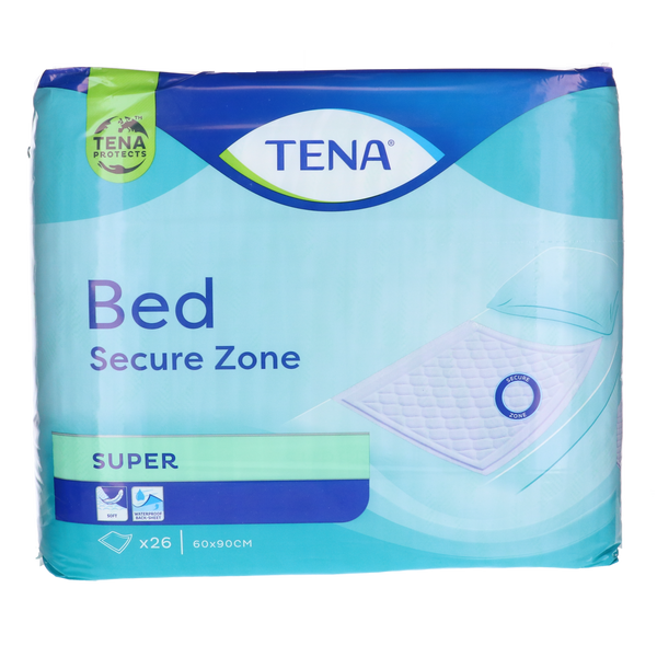 Afbeelding van Tena Bed Super 60 x 90 CM - 26 stuks beschermende onderleggers.