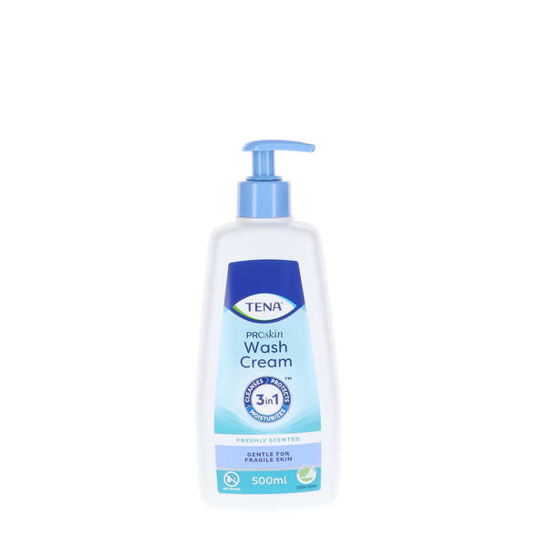 Tena Washcream - 500 ML fles voor gevoelige huid