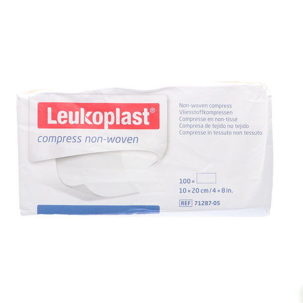 Leukoplast Non-Woven Compressen, Niet Steriel, 10x20cm, 100 Stuks