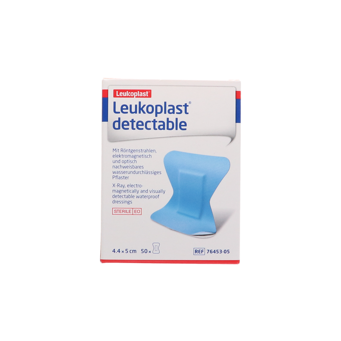 Leukoplast Detectable Blauw Vingertop 4,4x5cm, 50st (76453-05)