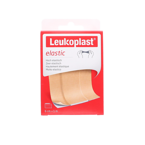 Leukoplast Elastic wondpleister, 1mx6cm, 1st