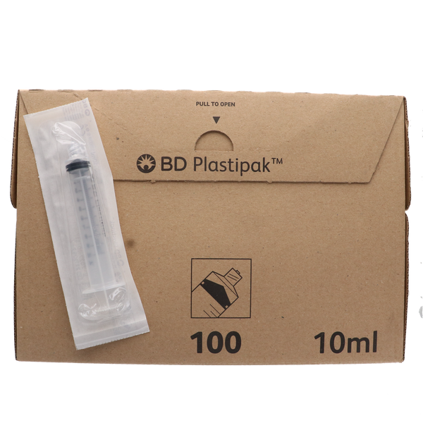 BD Plastipak luer-lock injectiespuit 10ml, 100st (300912)