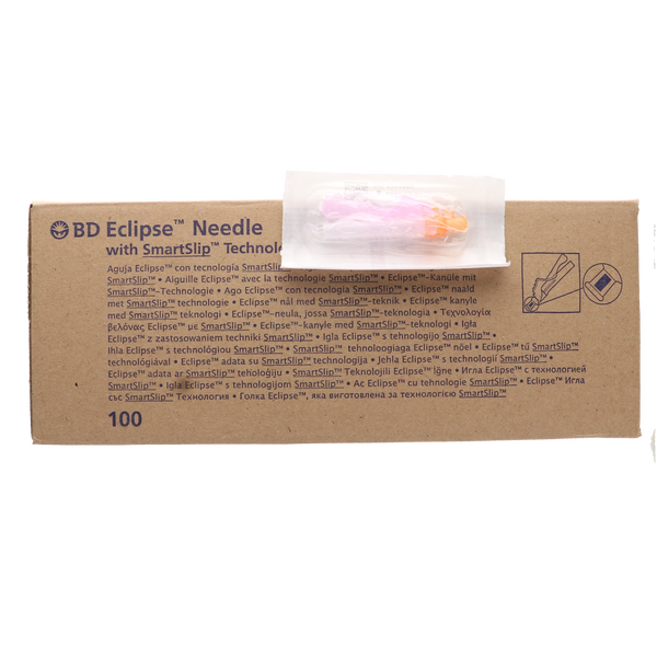 BD Eclipse needle with smartflip 25G 0,5x16mm orange box, 100 pcs (305760)