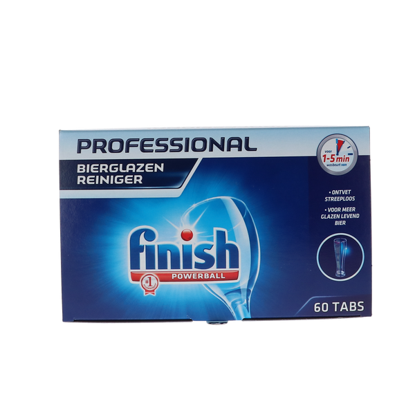 Afbeelding van Finish Professional 60 tabs Bierglazen reiniger (5595) verpakking