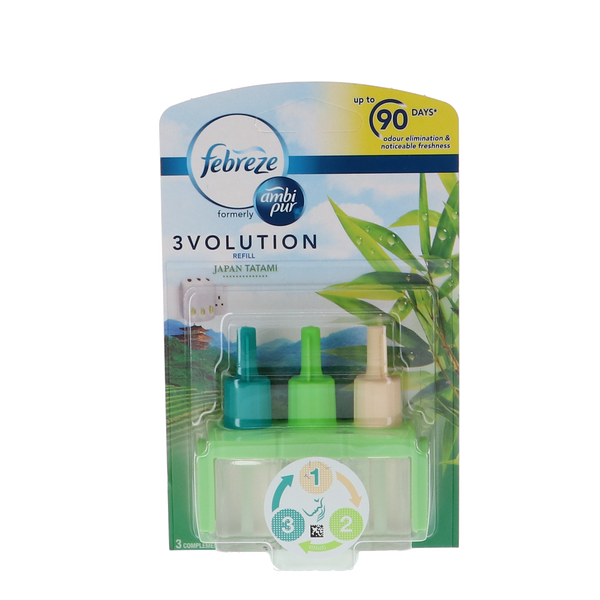 Febreze 3 Volution Navulling 20 ml Japan Tatami verpakking