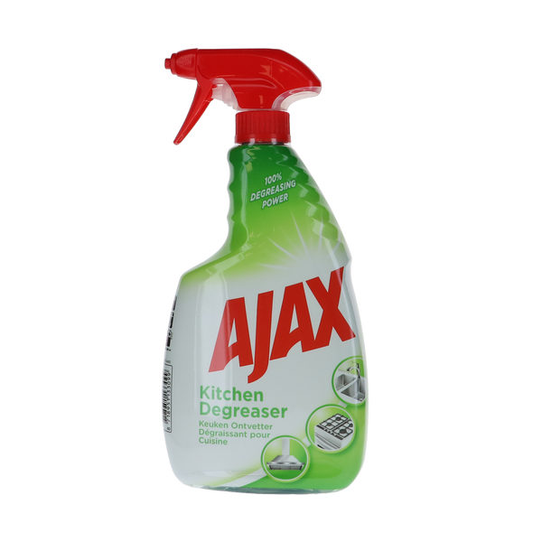 Ajax Spray 750 ml Triple Keuken voor het reinigen van aanrechten, kookplaten en afzuigkappen.