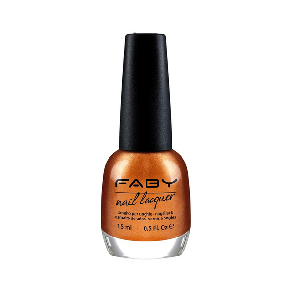 FABY 15ml Marisol está caliente nagellak in diep rode kleur met glanzende afwerking.