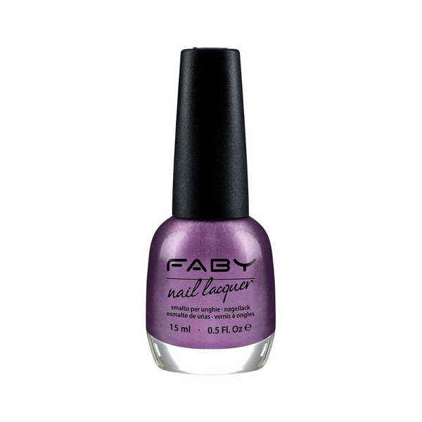 FABY 15ml VIOLIN nagellak, diep paarse tint, hoogwaardige kwaliteit, snelle droogtijd, vrij van schadelijke stoffen.