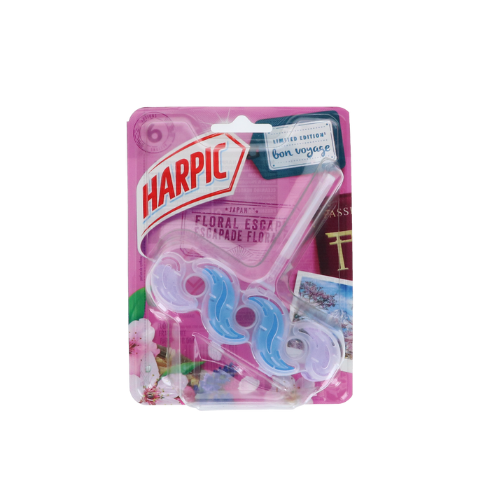 Harpic Toilet Rim Block 35g Lavender Floral Escape toiletreiniger met lavendelgeur