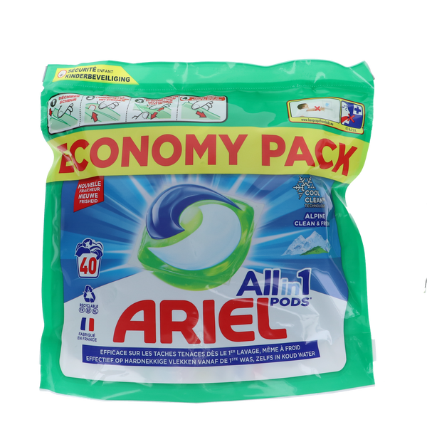 Ariel Pods Allin1 40st Alpine verpakking