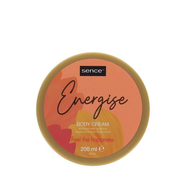 Sence Of Wellness Body Creme 200ml Energise in een fles met verfrissende geur, geschikt voor alle huidtypen.