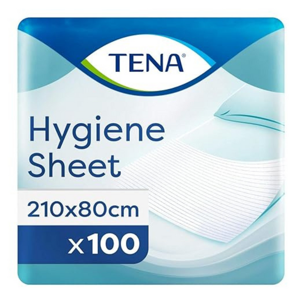 Tena Hygiene Sheet 80x210 cm, 100 stuks voor bed- en oppervlaktebescherming