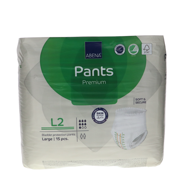 Abena Pants Premium L2 1900 ml, 15 stuks in verpakking