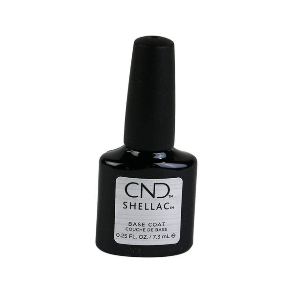 CND Shellac Base Coat flesje van 7,3 ml voor langdurige nagelhechting en bescherming tegen chippen.