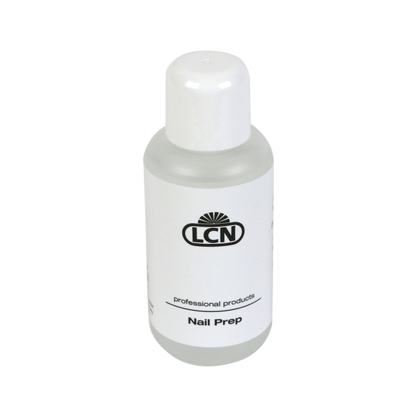 LCN Nail Prep 50ml flesje voor reiniging en ontvetting van nagels, ideaal voor kunst- en gelnagels.