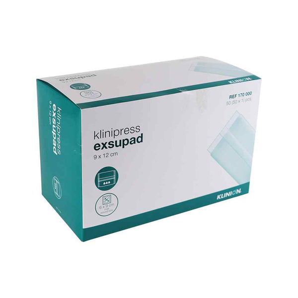 Afbeelding van Klinipress Exsupad Steriel wondverband 9x12cm, verpakking van 50 stuks.