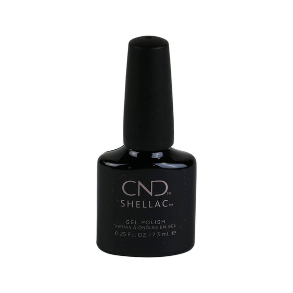 CND Shellac Black Pool 7,3ml nagellak flesje met intens zwarte kleur