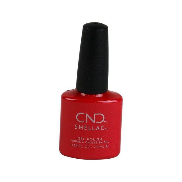 CND Shellac Offbeat 7,3ml nagellakfles met glanzende kleur voor professioneel en thuisgebruik, eenvoudig te verwijderen.