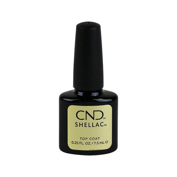 CND Shellac Top Coat Original 7,3ml voor langdurige glans en bescherming tegen beschadigingen en verkleuringen.