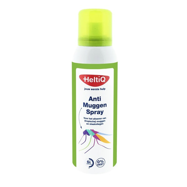 HeltiQ Anti Muggen Spray, 100 ml verpakking, langdurige bescherming tegen muggen, eenvoudig aan te brengen.